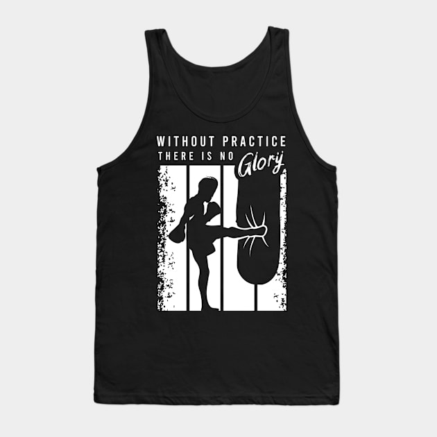 Fighter Design for a Martial Arts Lover Tank Top by AlleyField